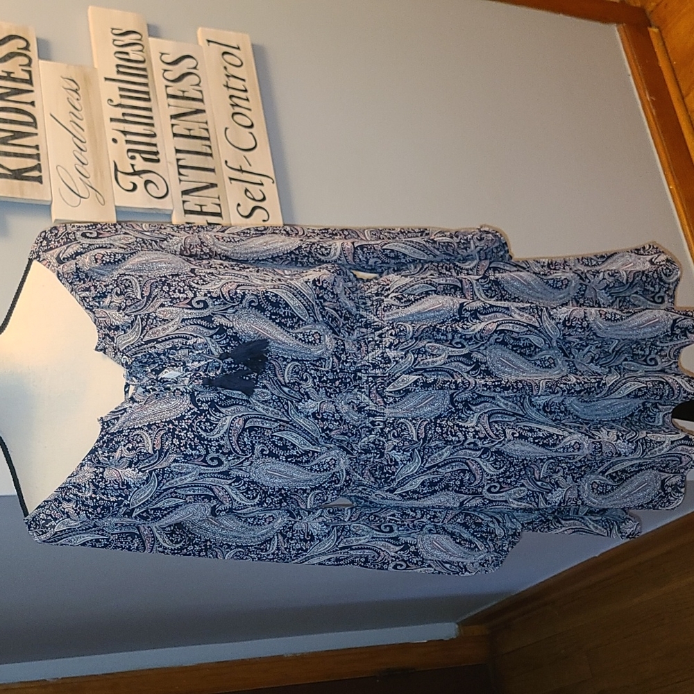 Paisley Long Sleeve Dress(26)